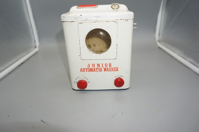 #ad Vintage 1950s Marx Metal Toy Cloths Washer Junior Automatic Washer $27.29