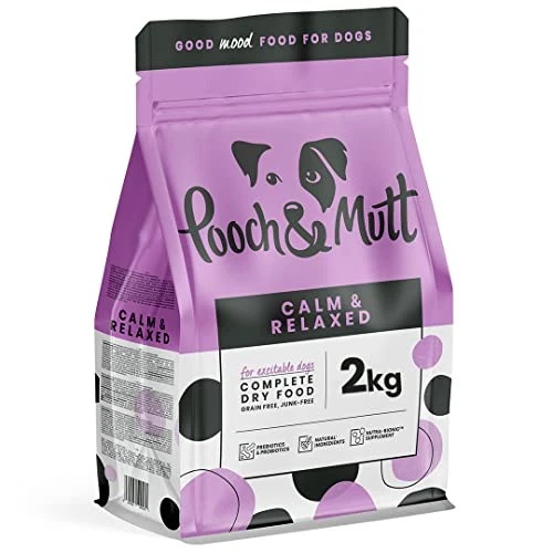 Pooch & Mutt - Calm & Relaxed, Complete Dry Dog Food (Grain Free), Turkey and