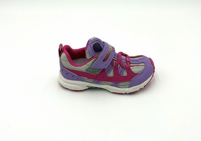 Tsukihoshi Girls Athletic Shoes Child 20 Speed Lavender/Grey