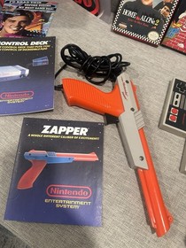 Nintendo NES Action Set Complete CIB Mario Duck Hunt Burai Fighter  & others