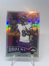 2025 Topps Chrome Football Lamar Jackson #1975-3 1975 Throwback Refractor Ravens