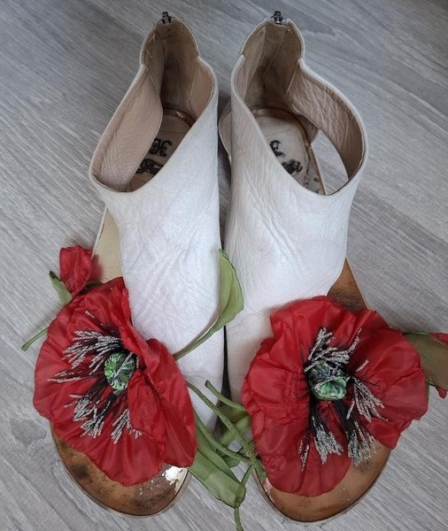 Women Fabi Heels Red Leather 38