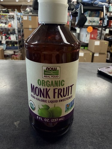 Monk Fruit Liquid Organic 8 Oz by Now Foods