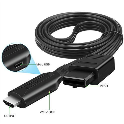 1080p For N64 To Hdmi Hd Game Console Adapter For Nintendo 64/NGC/SNES 100cm - Picture 7 of 12