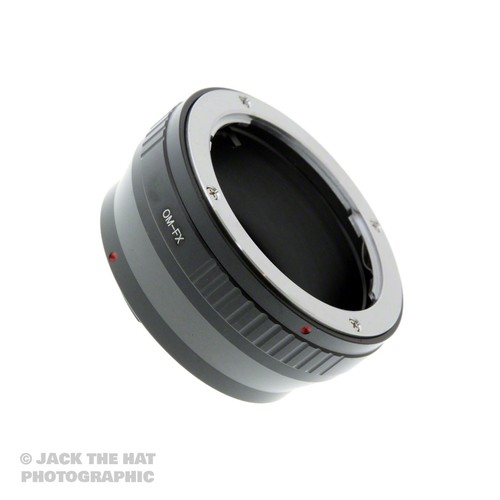 Olympus OM to Fujifilm Lens Adapter Fuji X Adaptor for X-T5 X-Pro3 Camera etc