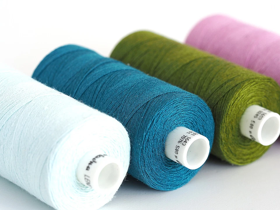 Natural UnwaxedFine Linen Thread 38 tex x 2 / 547yd 500m 2PLY Spool 100% linen - Image 2 of 4