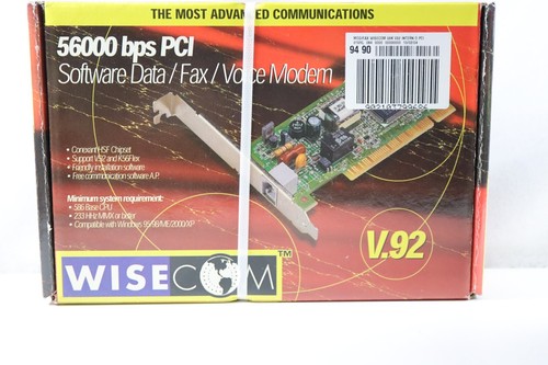 Wisecom Modem/Fax 56K v92 PCI Interno - NUOVO