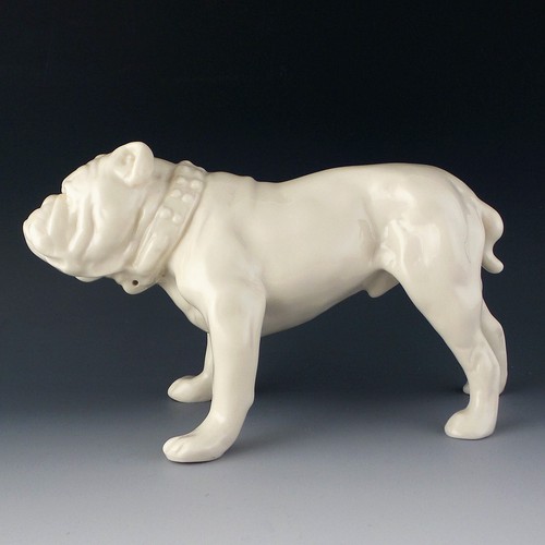 Lenox China Vintage BULLDOG 8" Figurine Sculpture Art Deco c1930 Yale Dog Mascot - Picture 14 of 22