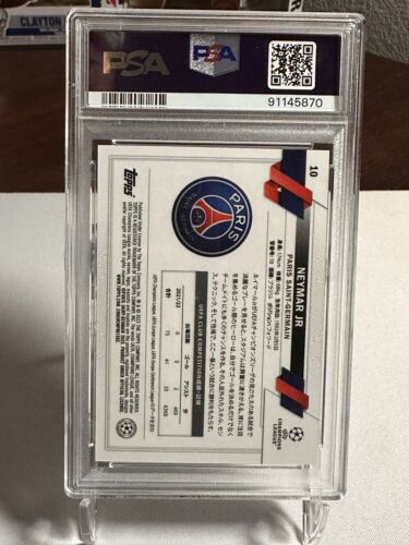 2022-23 Topps UEFA Japan Edition Neymar Jr Paris 1/1 Superfractor #10 - Foto 3 di 4