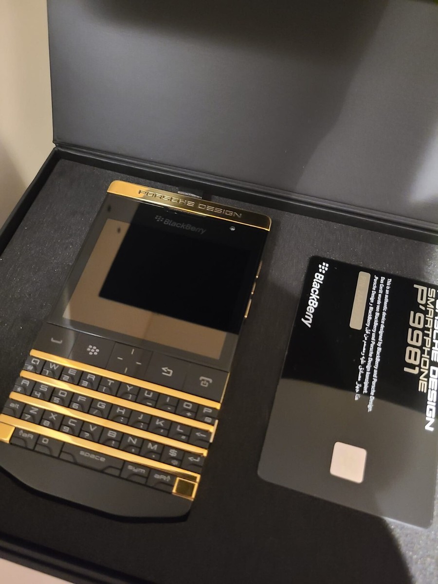 BlackBerry Porsche Design P9981 24k GOLD EDITION,works in US BlackBerry Porsche Design P9981 24k GOLD EDITION,works in US