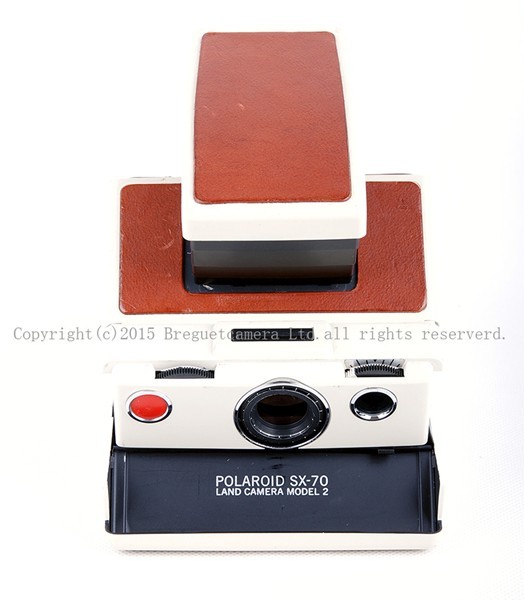 Good Polaroid SX-70 Land Camera Model 2 in White Paint Special