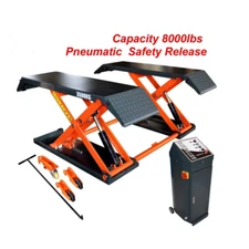 Mid Rise Scissor Lift Penumatic Release Auto Lift 110V/60HZ/1PH with 8000Lbs