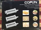 Cofun 3 Pcs Pasta Attachment for KitchenAid Stand Mixer Pasta Roller Cutter Set