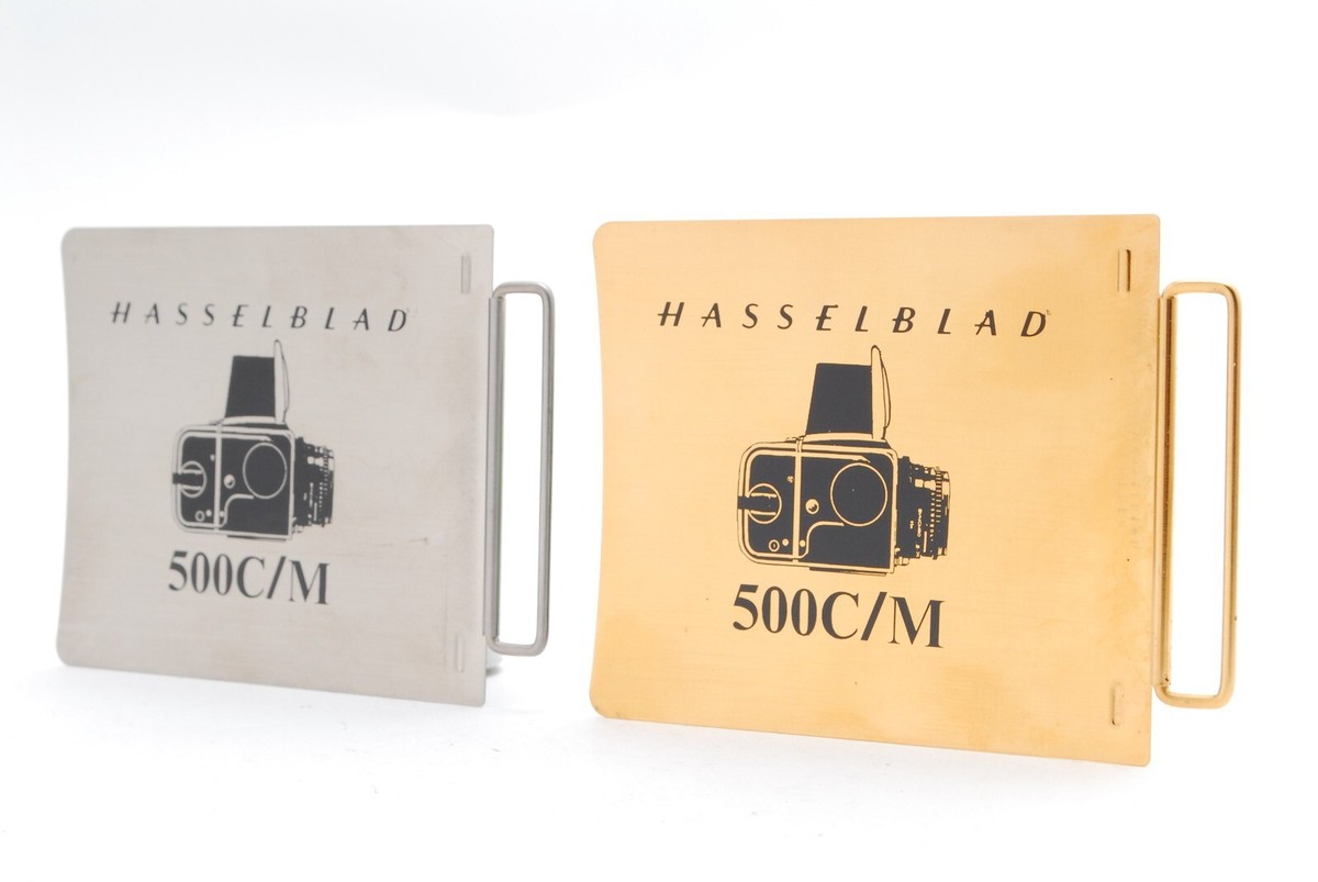 MINT】 Hasselblad Original Film Back Dark Slide Gold and silver