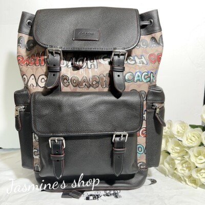 NWT coach Coach X Mint + Serf Sprint Backpack In Signature Canvas