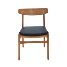 Kit d'oreillers en cuir pour chaise Hans J. Wegner CH23 - ensemble de coussin...