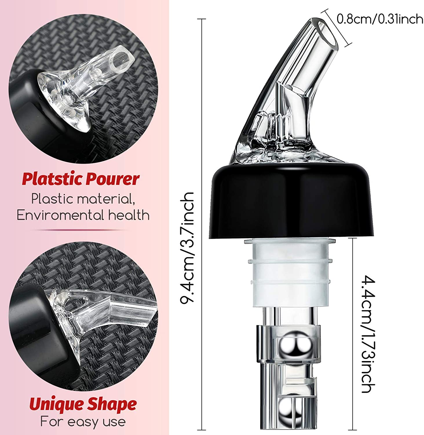 Automatic Measured Bottle Pourer Spout Bottle Pourer Liquor Bottle