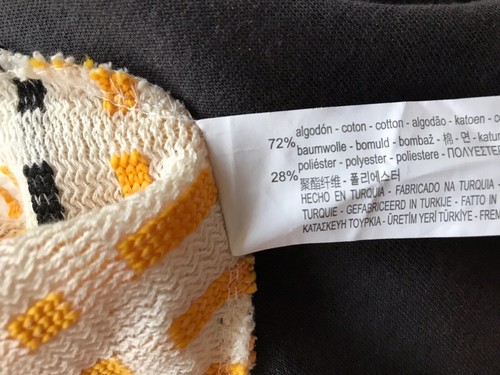 Zara Check Tweed Skirt Midi Plaid Size 12 M New With Tags Soft Yellow Textured - Picture 6 of 16