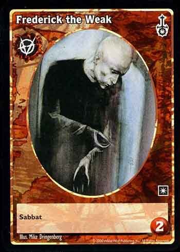 Frederick the Weak - Brujah Antitribu - Vampire VTES - Picture 1 of 3