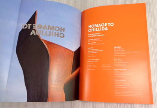 Christies Catalog Eduardo Chillida Lewitt Twombly Hockney Sculpture Painting Art - Imagen 10 de 10