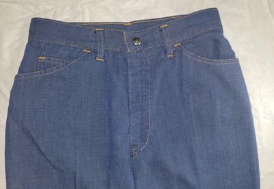 Vintage 70s Levis For Me Big E Orange Tabs 372 Womans Size 5 26x30 