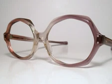 N0S 60s-70s Sun/ Eyeglasses Frame A/O American Optical APPEAL in Grape 57-17
