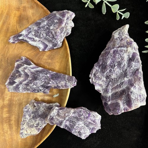 Natural Rough Amethyst Raw Stone for Reiki Healing Crystal Purple Gemstones - Picture 13 of 35