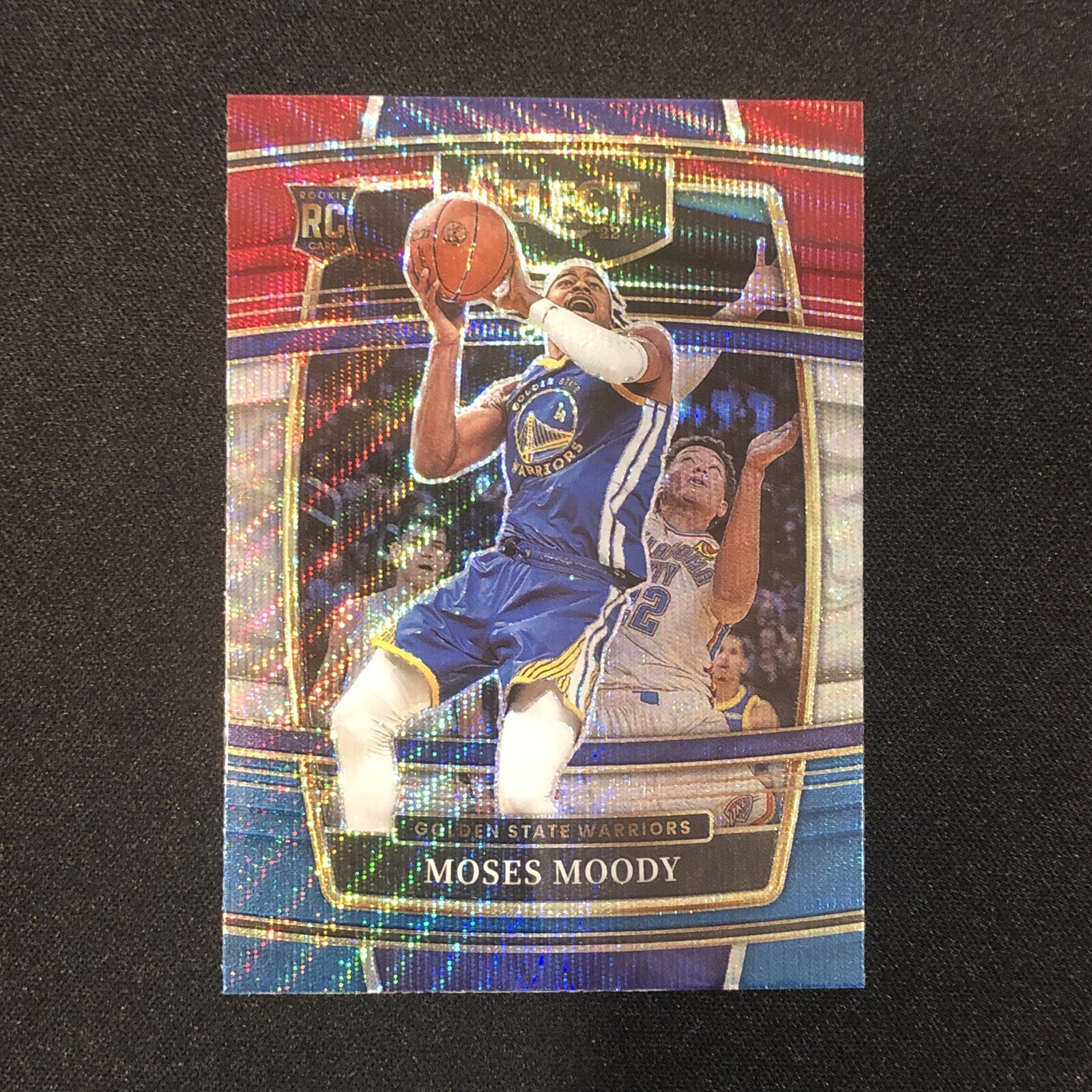 2021-22 Panini Select-Moses Moody Concourse RC Tri-Color Prizm #62