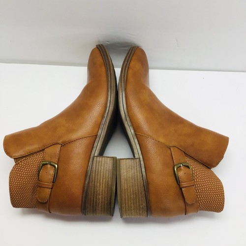 Stivaletti donna Baretraps Marconi taglia 7 M marrone cognac fibbia zip - Foto 8 di 12