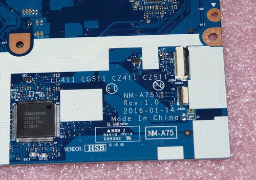 Carte mère Lenovo Ideapad 510-15ISK NM-A751 i5-6200U 4 Go Nvidia 940MX 5B20L37529 - Photo 4/5
