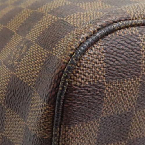 LOUIS VUITTON Neverfull MM Shoulder Bag Damier Ebene Brown N51105 - Picture 12 of 21