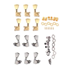 3R3L Guitar Tuning Pegs Tuner Machine Heads for Les Paul LP SG Style Chrome/Gold