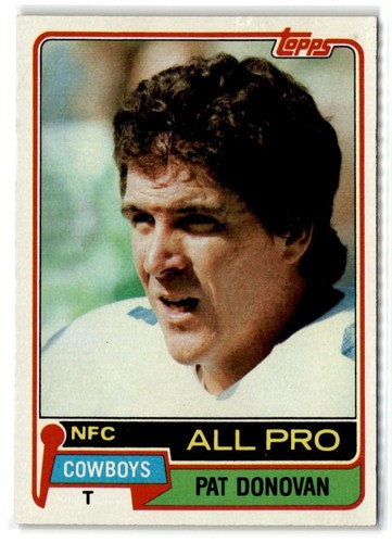 Pat Donovan Dallas Cowboys 1981 Topps #330