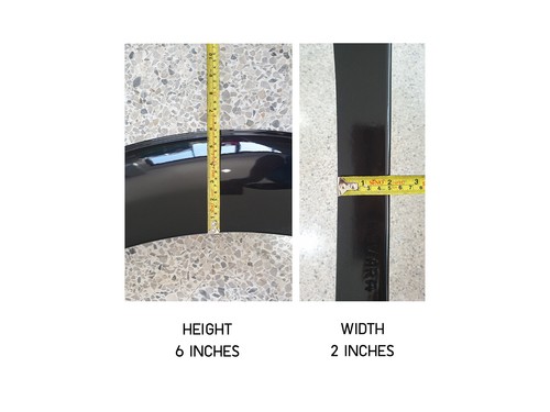 Glossy Black G42 6" Fender Flares for Nissan Navara Ute 21-23 SL ST ST-X PRO-4X - Picture 7 of 8
