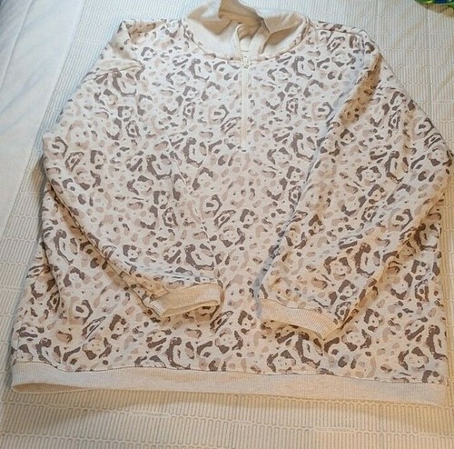 Aerie Good Vibes Oversized Leopard 