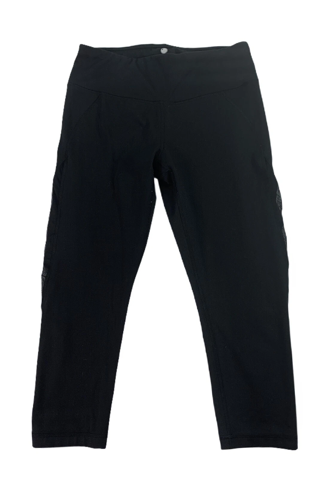 yogalicious mesh cutout cropped gym yoga leggings
