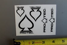 Pro Tec Skateboard Pads Helmets Safety Z84C Vintage Skateboarding STICKER Sheet