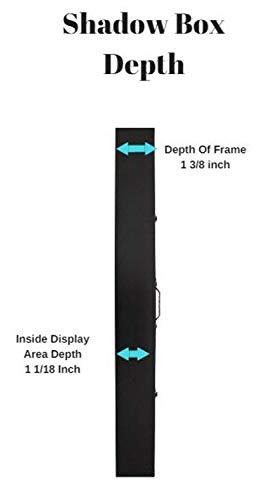 White Shadow Box Rahmen 12x12" mit 8 Stecknadeln ein Leinen Hintergrund - Display Rahmen - Bild 6 von 6