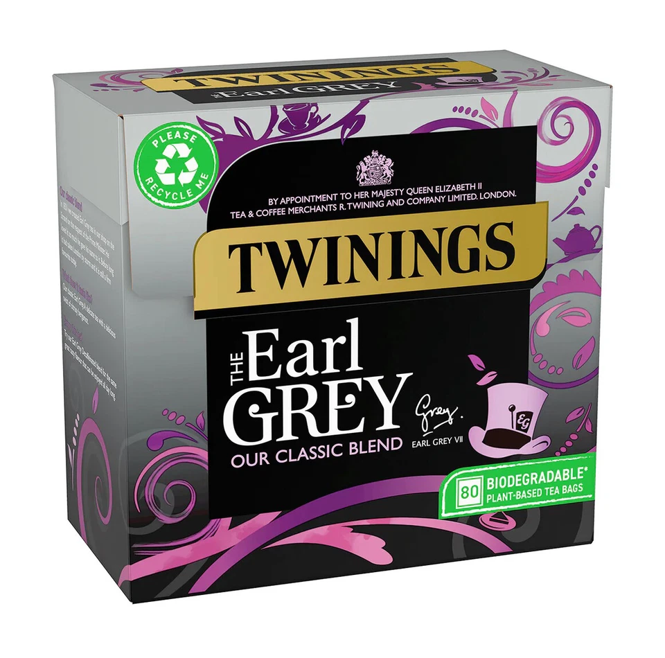 Twinings Earl Grey Té 80 Bolsitas - Imagen 1 de 1