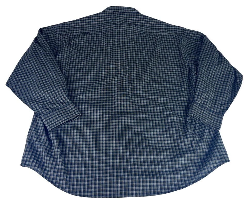 Camisa Top Falcon Bay Classics a Cuadros con Botones XXL Negra Tostada Manga Larga Foto 4 de 4