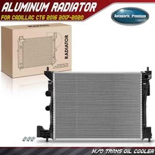 New Aluminum Radiator for Cadillac CT6 2016 2017 2018 2019 2020 2.0L 3.0L 3.6L
