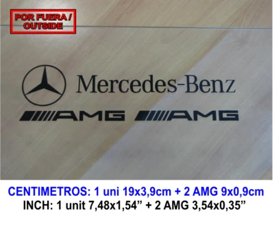 Sticker Vinilo Decal Vinyl Aufkleber Adesivi Autocollant Mercedes Amg Car Coche