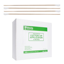 Cotton-Tipped Applicators, 6" Length, 1000/Box
