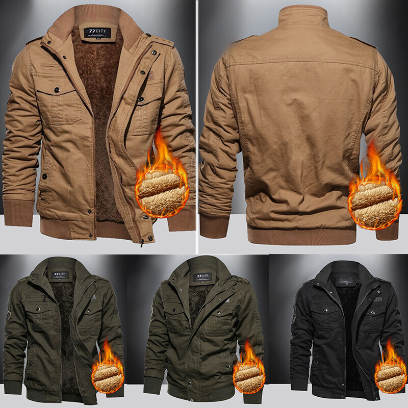 Outdoor Jackets Jamickiki Military Jacket Military Coats Casual