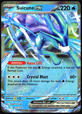 Suicune ex TCG #010/034 Double Rare Classic Collection