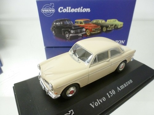 ATLAS 8506011 VOLVO COLLECTION VOLVO 130 AMAZON - CREAM 1:43 - GOOD IN BOX - Picture 2 of 6