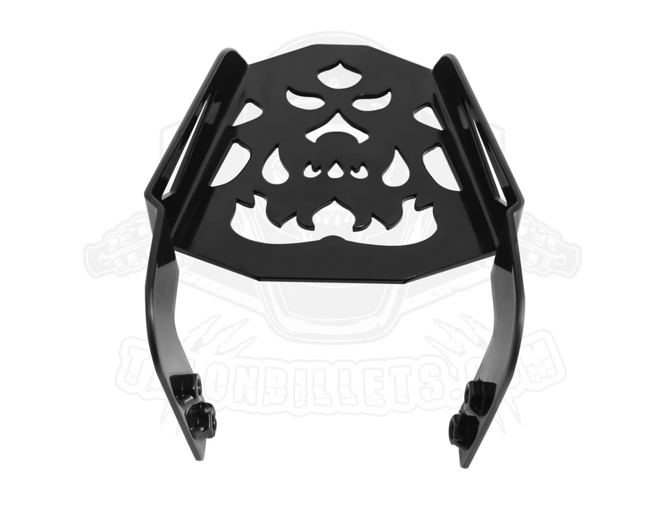 Bagageiro traseiro preto para Yamaha 12" Raider SCL encosto de montagem fixa bom - Imagem 3 de 4