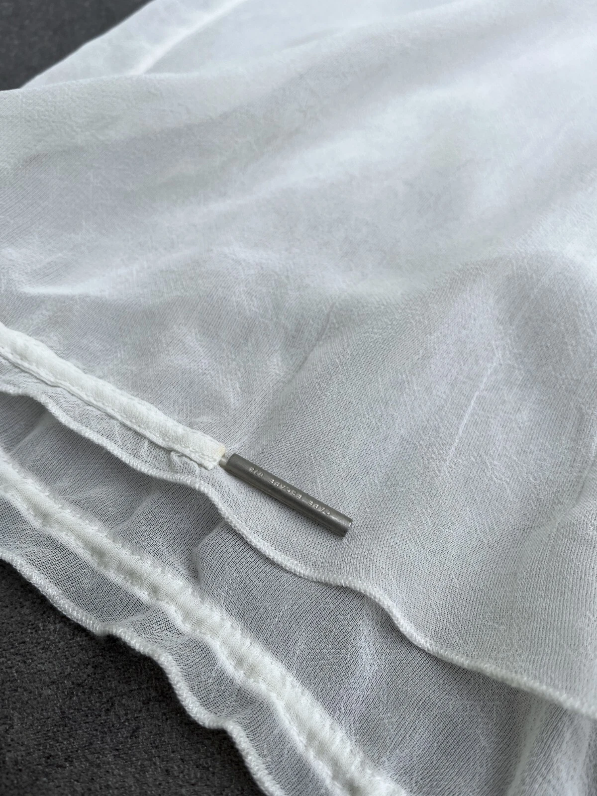 Stunning Women's ANNETTE GORTZ Layered Lagenlook Avant Garde Jacket Coat White M - product detail image 10