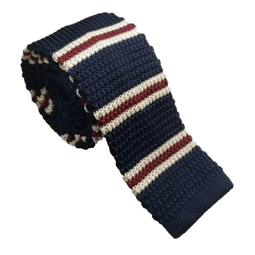 Corbatas de microfibra a rayas para hombre