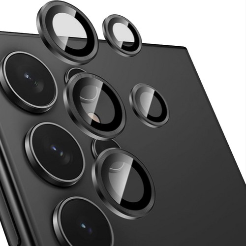 Camera Lens Protector Cover For Samsung Galaxy S23 Ultra Metal Rings - Photo 3 sur 5